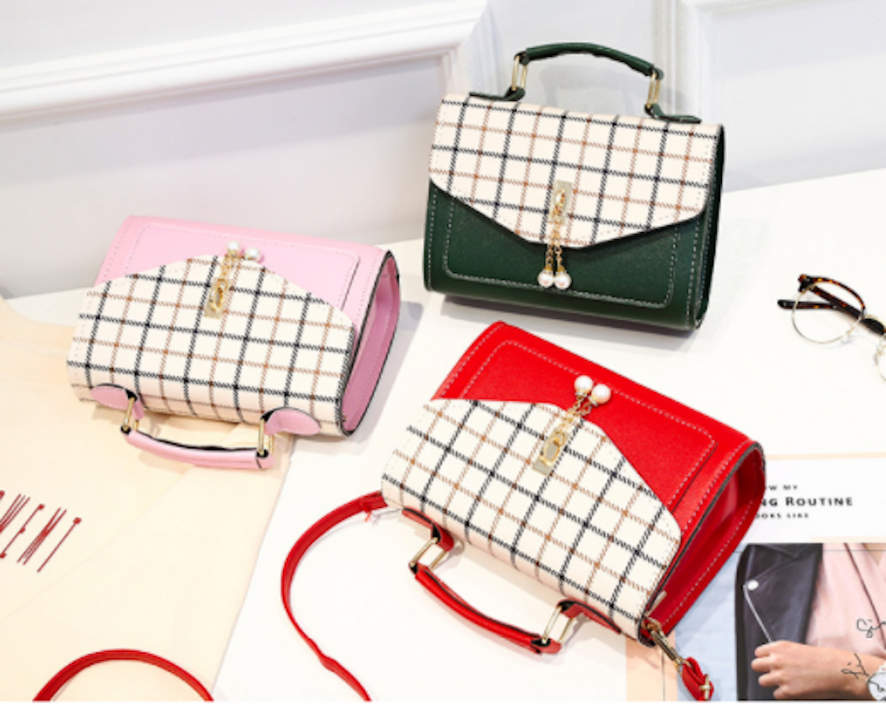 Fashion Women Shoulder Bags Cosmetic Bags Handbags Casual Bags Messenger  Bag T34 on Luulla